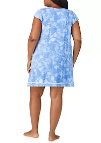 Plus Short Sleeve Chemise