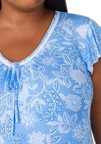 Plus Short Sleeve Chemise