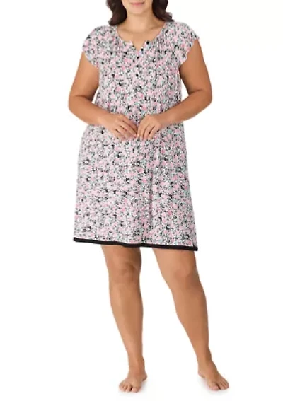 Plus Printed Chemise