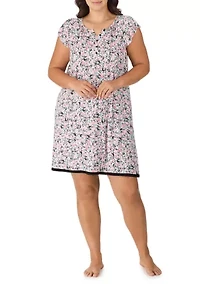 Plus Printed Chemise