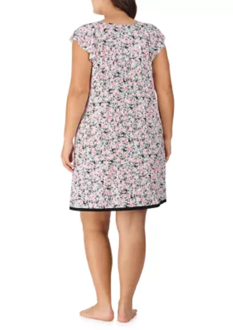 Plus Printed Chemise