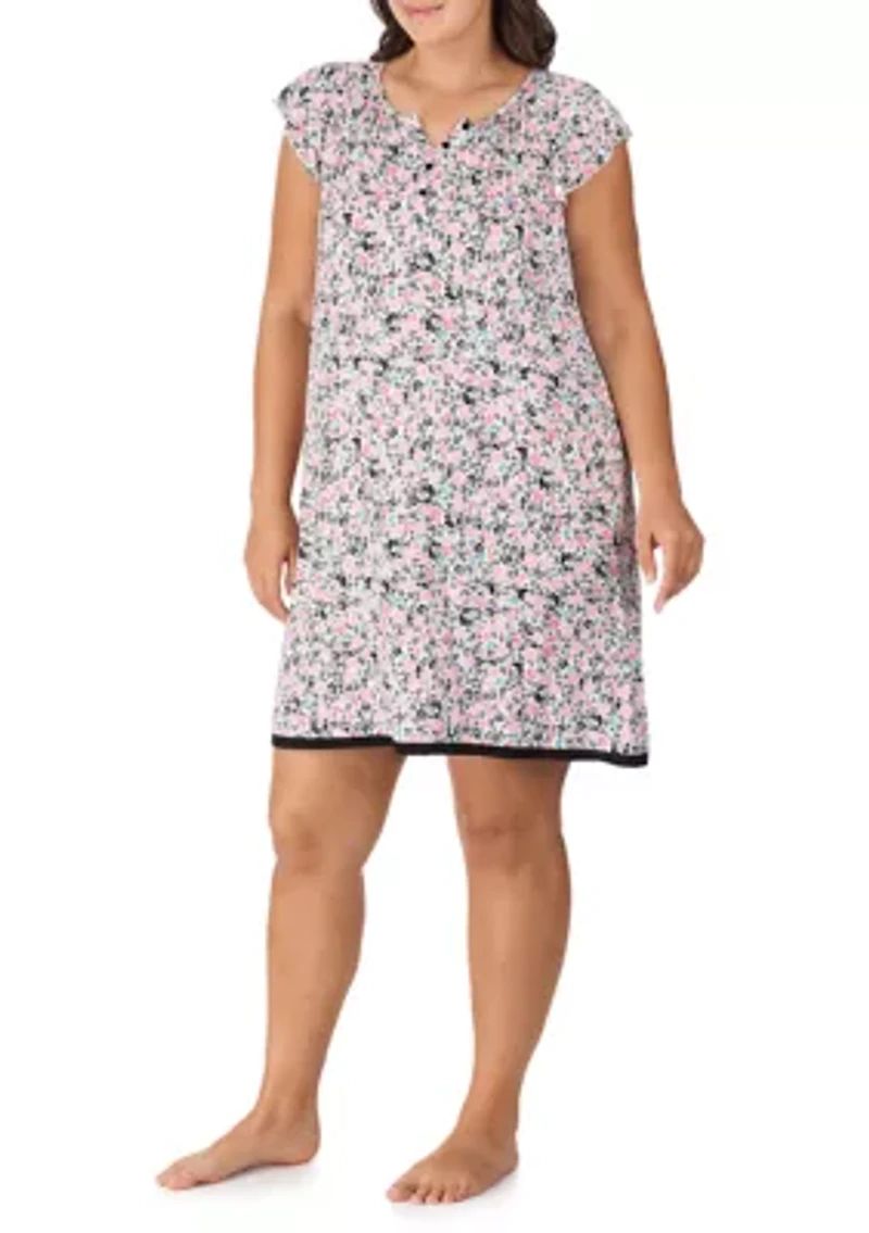 Plus Printed Chemise