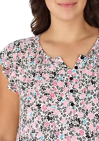 Plus Printed Chemise