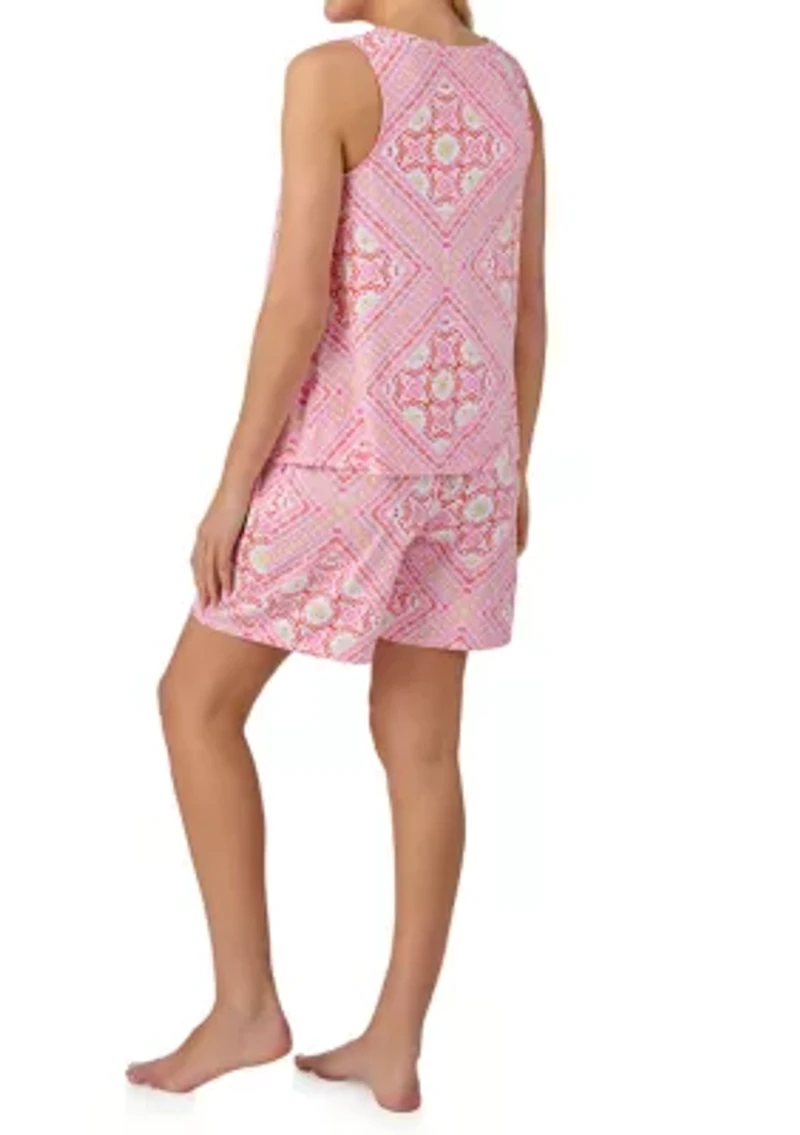 Women's Sleeveless Bermuda Pajama Set