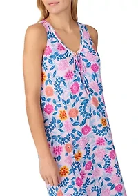 Women's Sleeveless Midi Nightgown