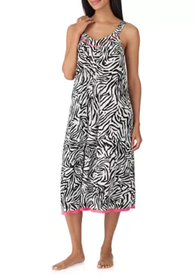 Sleeveless Midi Nightgown