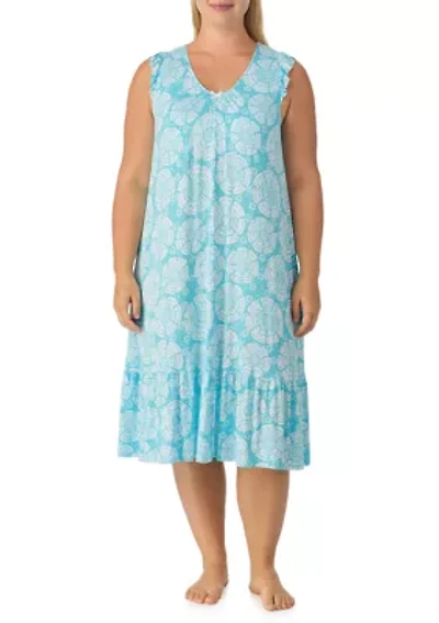 Plus Long Midi Nightgown