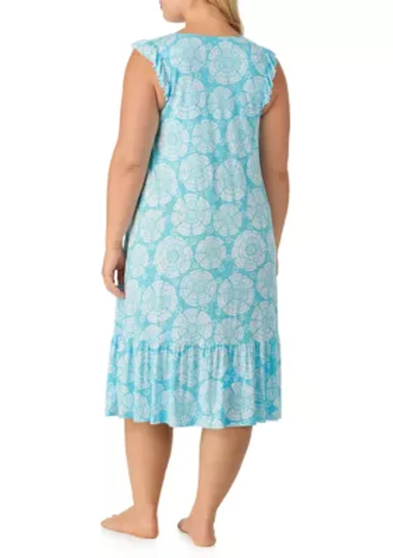 Plus Long Midi Nightgown