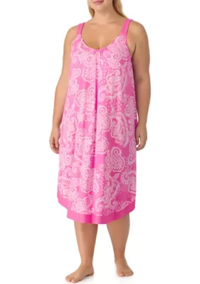 Plus Sleeveless Midi Gown