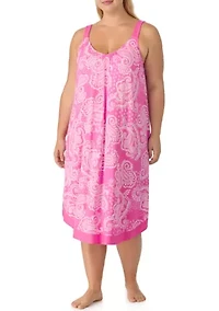 Plus Sleeveless Midi Gown