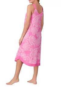 Women's Sleeveless Midi Nightgown