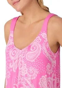 Women's Sleeveless Midi Nightgown