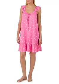 Women's Sleeveless Flutter Chemise