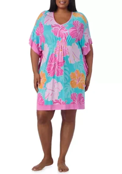 Plus Short Caftan Nightgown
