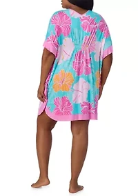 Plus Short Caftan Nightgown