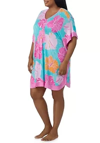 Plus Short Caftan Nightgown