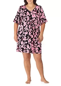 Plus Printed Sleep Shirt