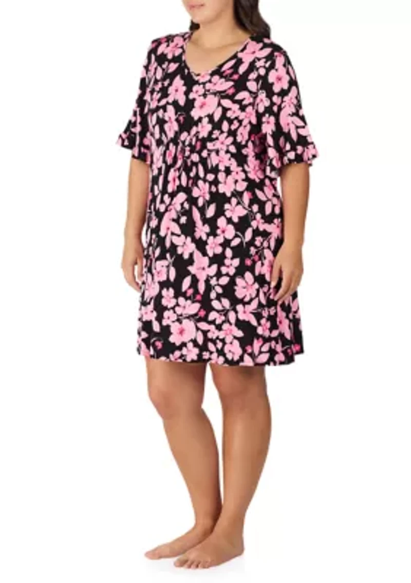 Plus Printed Sleep Shirt