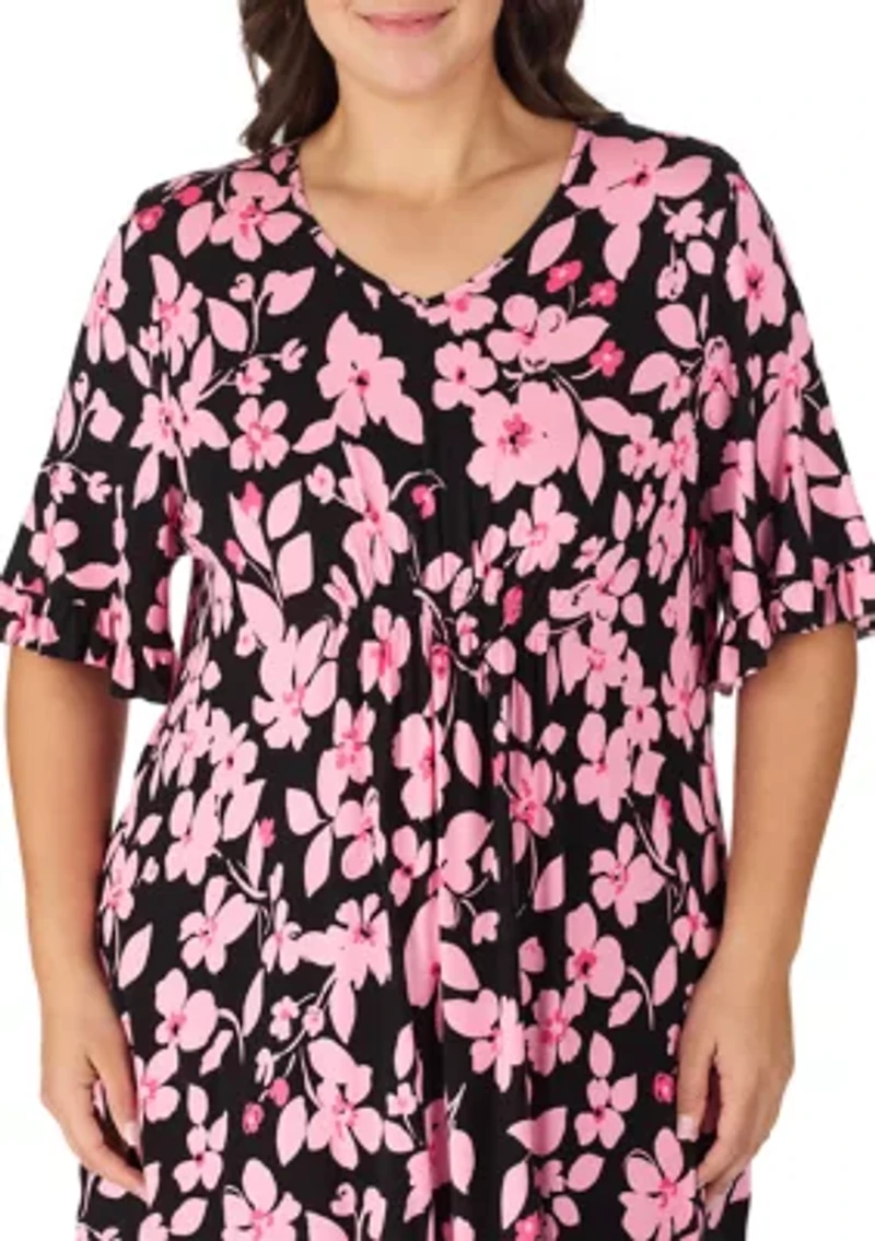 Plus Printed Sleep Shirt