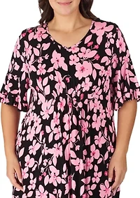 Plus Printed Sleep Shirt