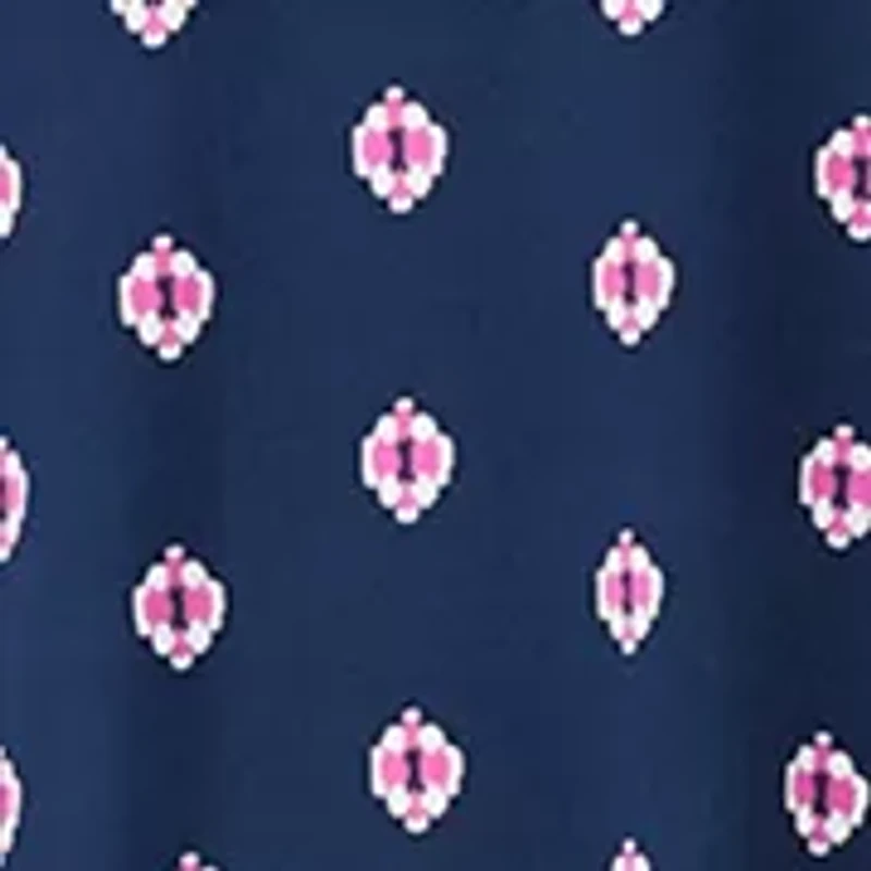 Plus Short Sleeve Printed Chemise