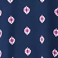 Plus Short Sleeve Printed Chemise