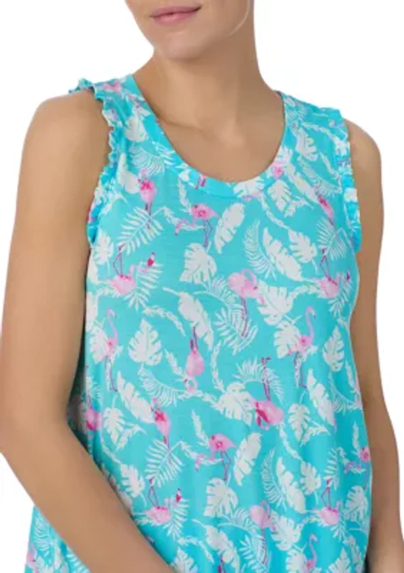 Tank Top and Bermuda Shorts Pajama Set