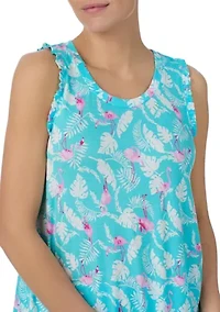 Tank Top and Bermuda Shorts Pajama Set