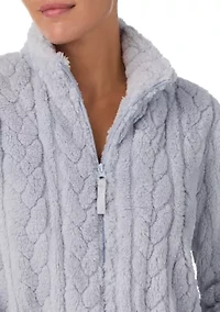 Short Cable Zip Robe