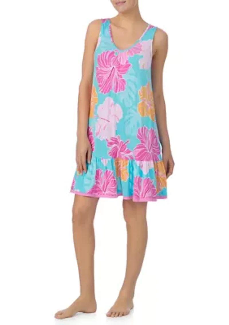 Sleeveless Chemise Nightgown