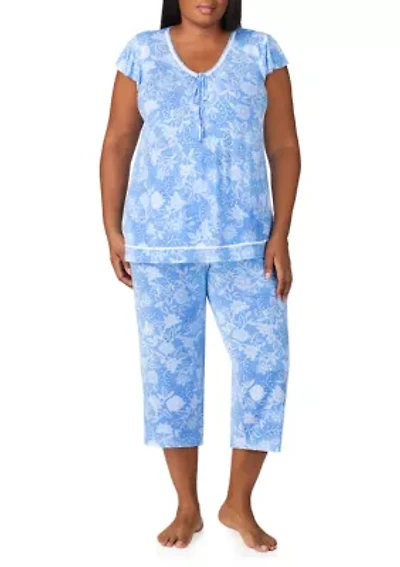Plus Printed Pajama Set