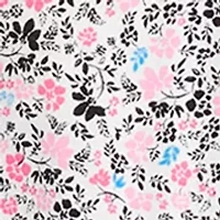 Printed Flutter Sleeve Top and Pajama Pants Set
