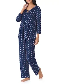 Printed Pajama Set