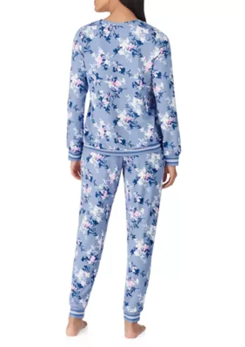 Women's Long Sleeve Jogger Pajama Set