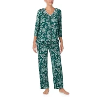 3/4 SLEEVE LONG PAJAMA SET