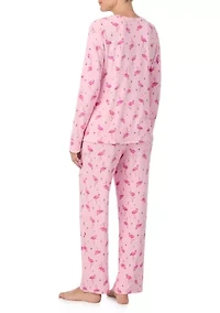 Women's Knit Pajama Set