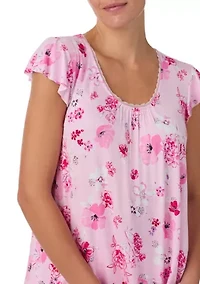 Women's Short Flutter Sleeve and Pant Set