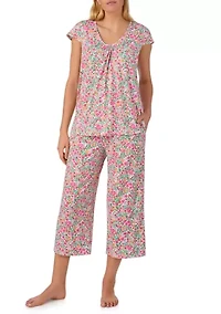 Women's V-Neck and Pants Pajama Set