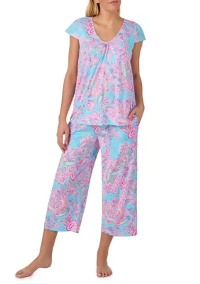 Women's V-Neck and Pants Pajama Set