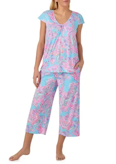 Women's V-Neck and Pants Pajama Set