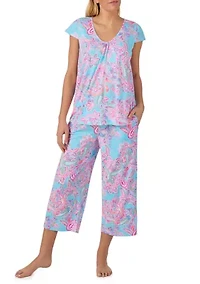 Women's V-Neck and Pants Pajama Set