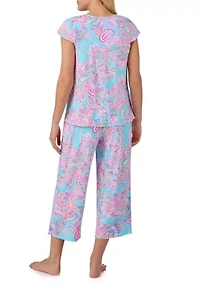 Women's V-Neck and Pants Pajama Set
