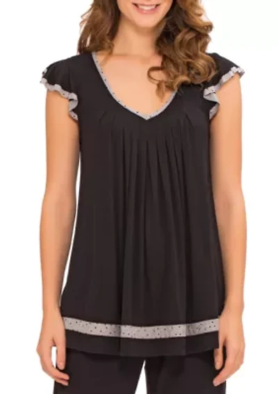 Flutter Sleeve Top