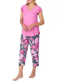 Women's Short Sleeve Pajama Set