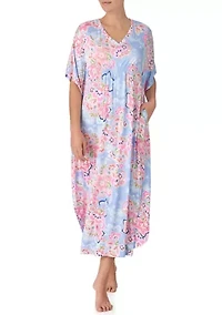 Women's Short Sleeve Long Caftan