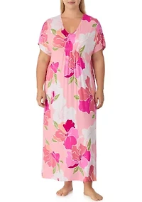 Plus Short Sleeve Long Tunic