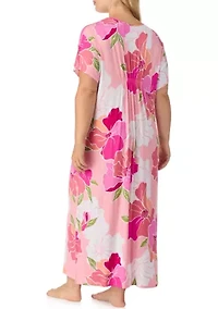 Plus Short Sleeve Long Tunic