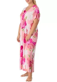 Plus Short Sleeve Long Tunic