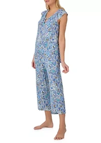 Women's Print Pajama Set