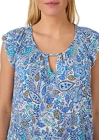 Women's Print Pajama Set